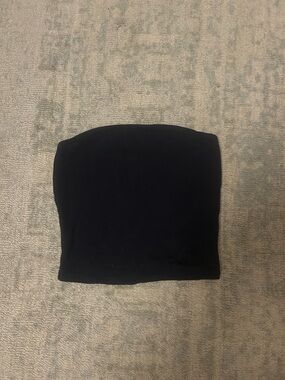 Garage Navy Blue Tube Top